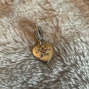 Pandora I love you forever charm